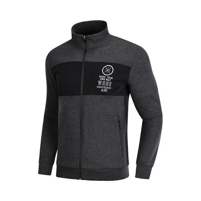 Li-Ning Men Wade Series Sweater Zipper Closure Regular Fit 66% Cotton 34% Polyester LiNing Comfort Sports Tops AWDN663 CJAS18