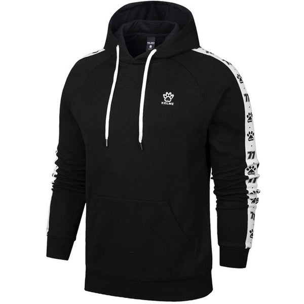 KELME sports sweater men's hooded pullover long-sleeved knit sweater 3671021