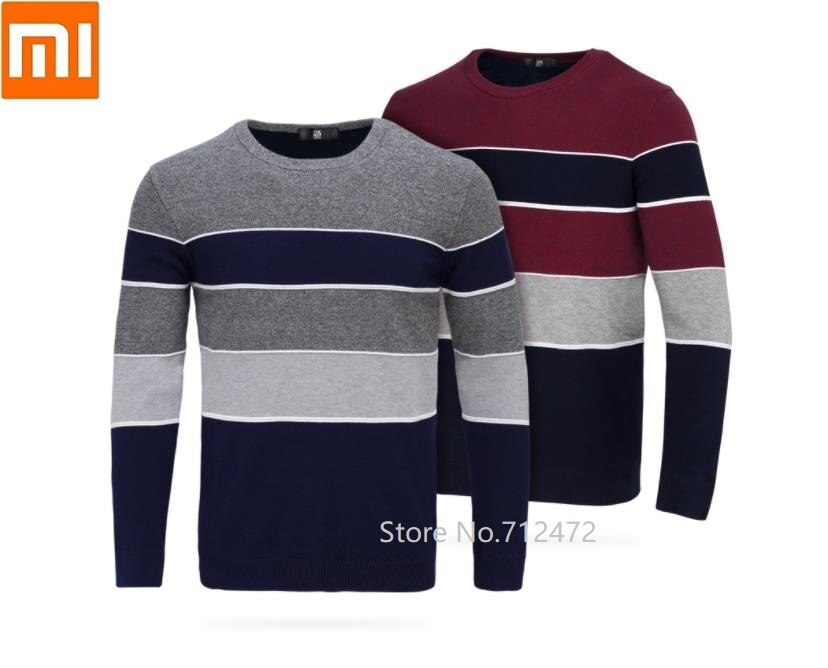 Xiaomi Men super soft velvet knit round neck sweater Autumn Winter knitting Long Sleeve Comfortable Casual Knit Pullovers