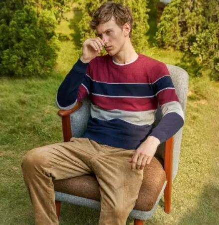 Xiaomi Men super soft velvet knit round neck sweater Autumn Winter knitting Long Sleeve Comfortable Casual Knit Pullovers