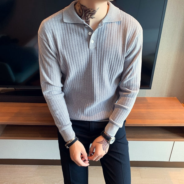 British Style Pullover Sweater Men Fashion Loose Solid Chenille Mens Casual Sweaters Long Sleeve Knitted Pull Homme 2019 3XL-M
