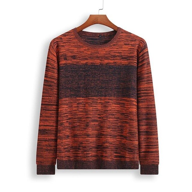 2018 New 8XL 7XL  Export goods Spring sweater men famous brand clothing fashion o-neck knit male sweater fashion casual pullover