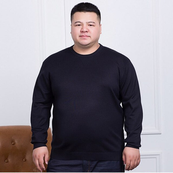 plus size 10XL 8XL 6XL 5XL Sweater Men 2018 Autumn Winter New Pullover Men Knitted Sweater Loose Fit Male Plus Size High Quality