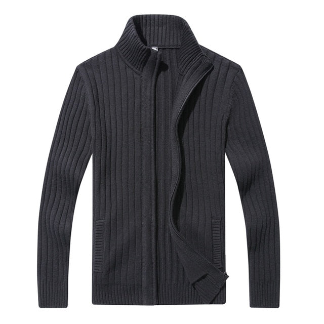 Pioneer Camp mens cardigan sweater famous brand clothing slim fit zipper male sweaters top quality cardigan for men