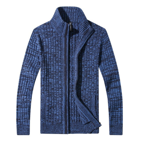 Pioneer Camp mens cardigan sweater famous brand clothing slim fit zipper male sweaters top quality cardigan for men