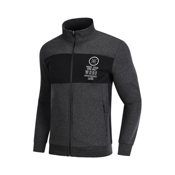 Li-Ning Men Wade Series Sweater Zipper Closure Regular Fit 66% Cotton 34% Polyester LiNing Comfort Sports Tops AWDN663 MWW1410