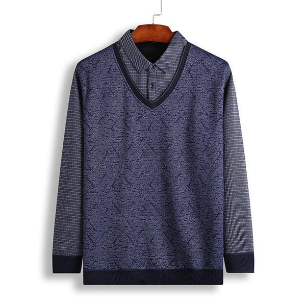Big size 8XL 6XL 5XL 2018 winter Fashion Casual Men Sweaters Pullover Slim Fit Cotton Patchwork Men Sweaters Pullover Plus Size