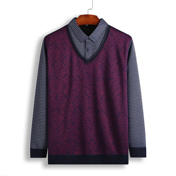 Big size 8XL 6XL 5XL 2018 winter Fashion Casual Men Sweaters Pullover Slim Fit Cotton Patchwork Men Sweaters Pullover Plus Size